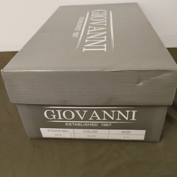 GIOVANNI MEN'S LEATHER DRESS SHOE SLIP ON LOAFER. - Picture 7 of 8